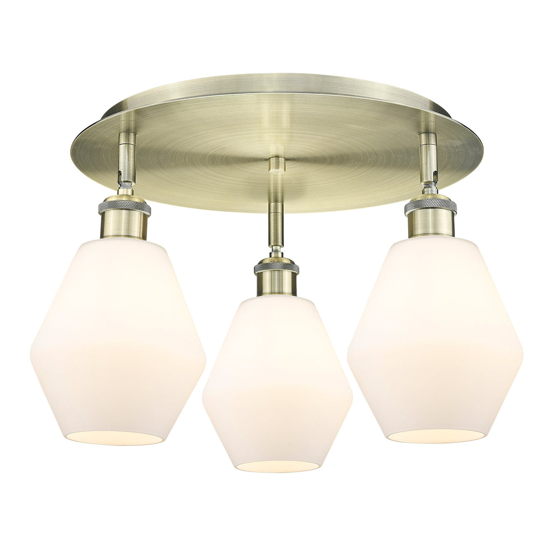 Innovations Downtown Urban 516-3C-AB-G651-6 Ceiling Light - Antique Brass