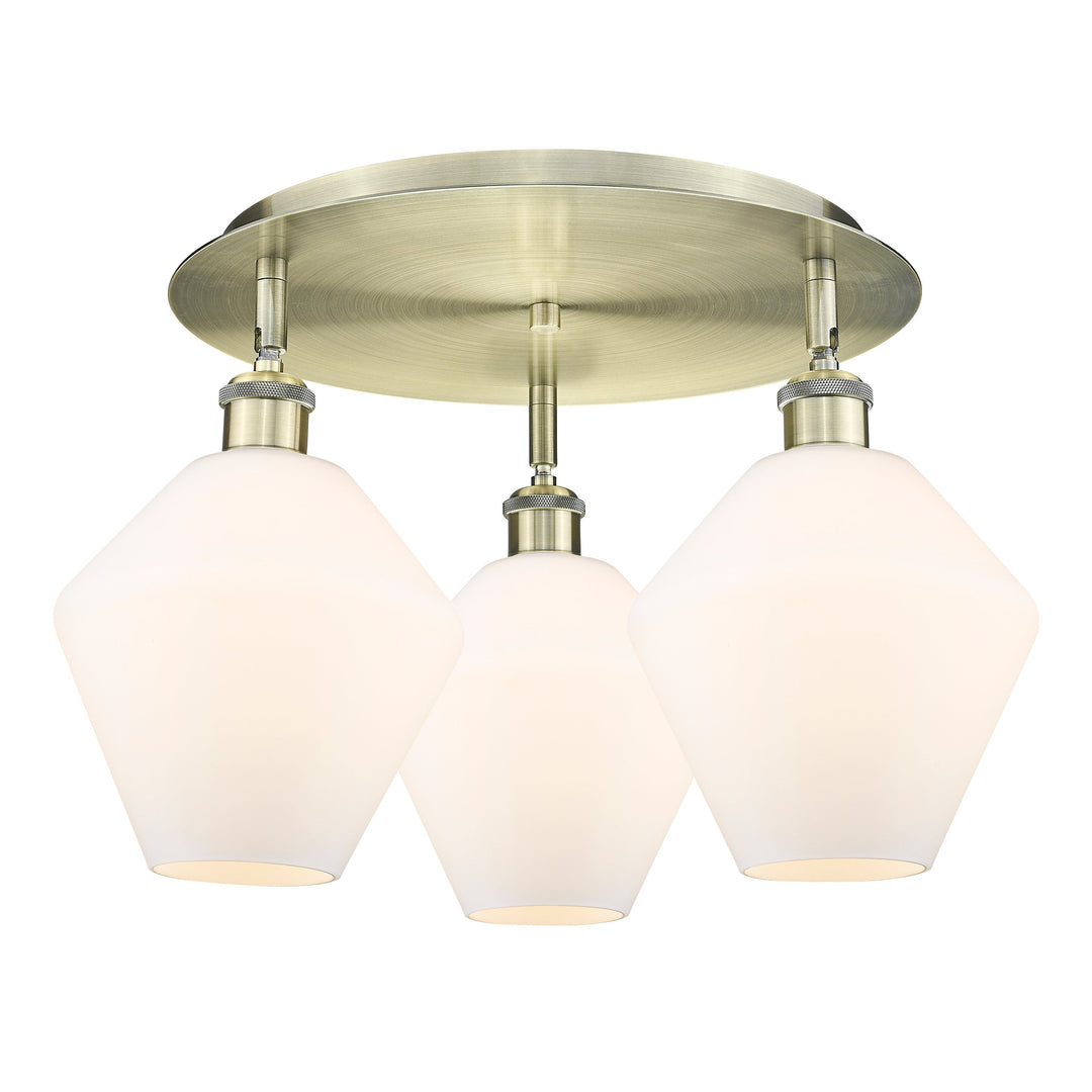Innovations Downtown Urban 516-3C-AB-G651-8 Ceiling Light - Antique Brass