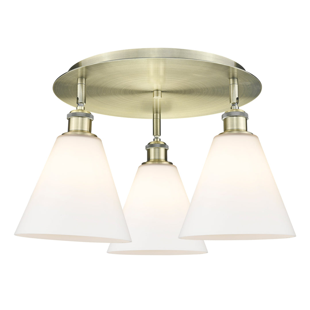 Innovations Downtown Urban 516-3C-AB-GBC-81 Ceiling Light - Antique Brass