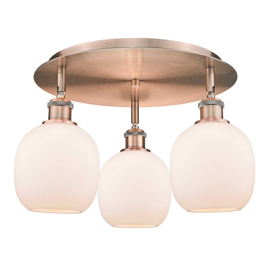 Innovations Downtown Urban 516-3C-AC-G101 Ceiling Light - Antique Copper