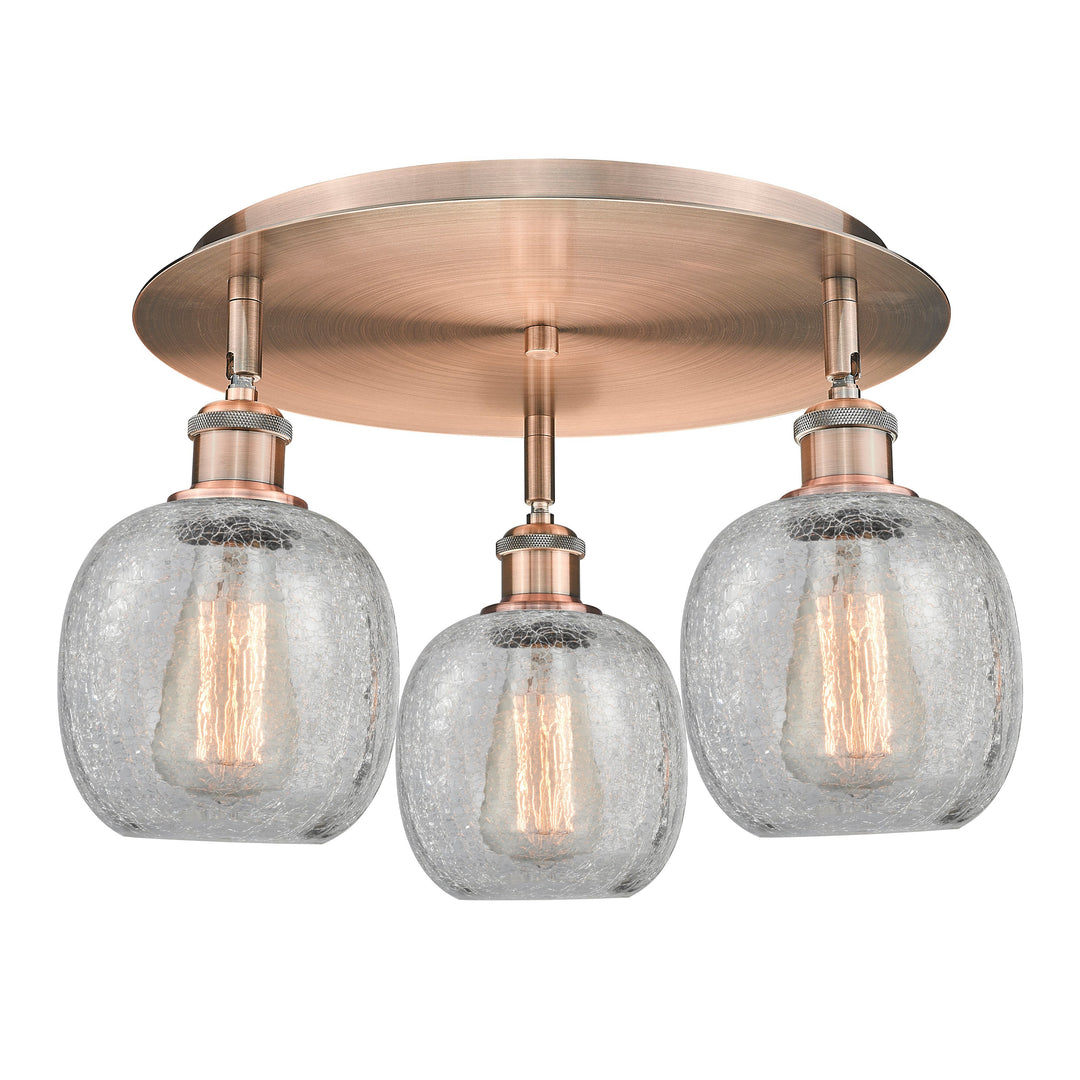 Innovations Downtown Urban 516-3C-AC-G105 Ceiling Light - Antique Copper