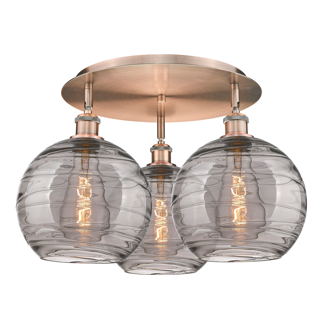 Innovations Downtown Urban 516-3C-AC-G1213-10SM Ceiling Light - Antique Copper