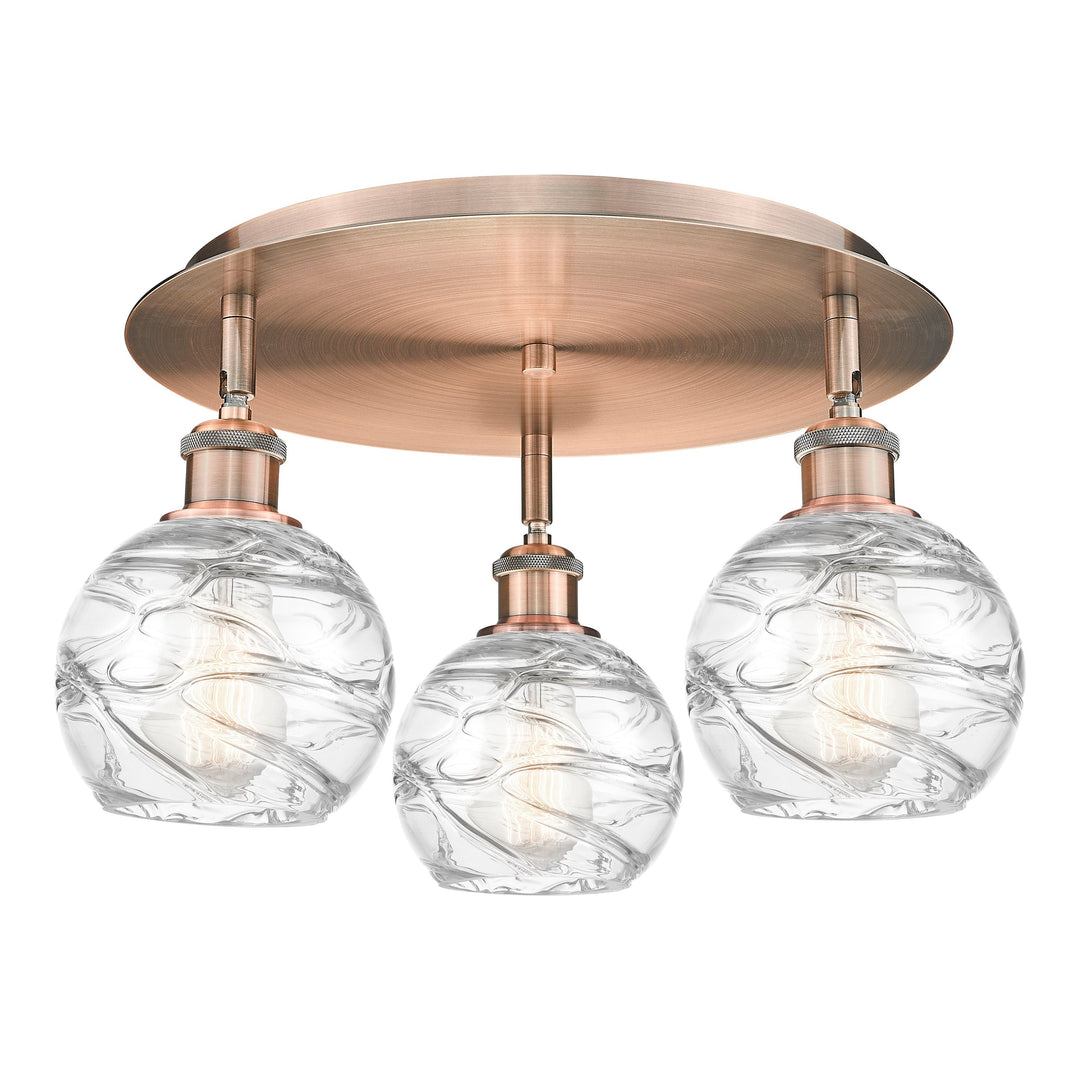 Innovations Downtown Urban 516-3C-AC-G1213-6 Ceiling Light - Antique Copper