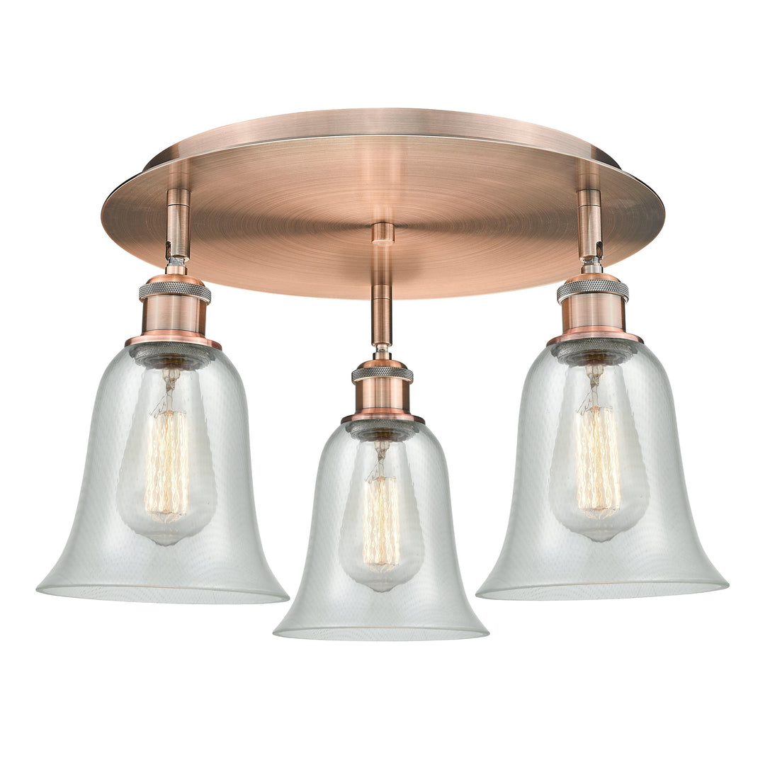 Innovations Downtown Urban 516-3C-AC-G2812 Ceiling Light - Antique Copper