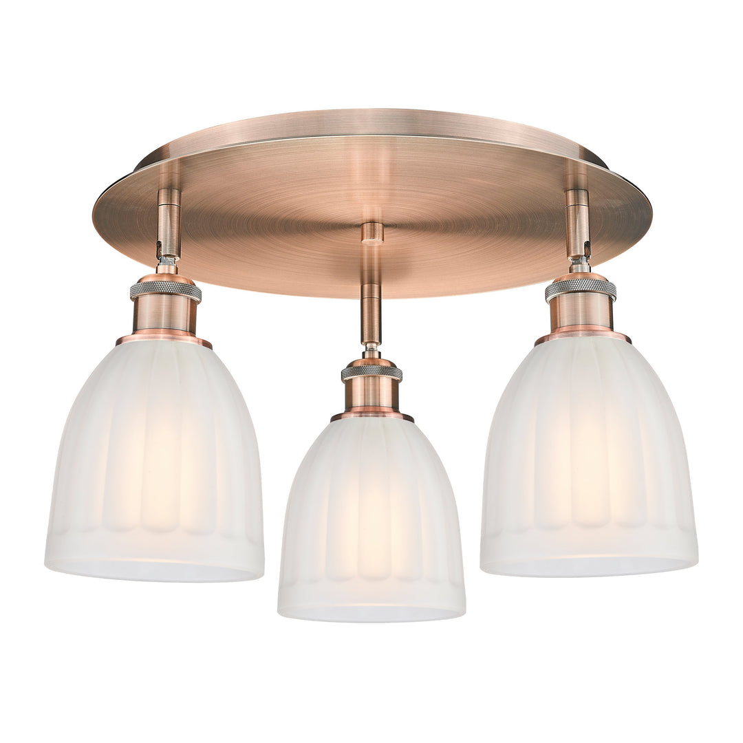 Innovations Downtown Urban 516-3C-AC-G441 Ceiling Light - Antique Copper