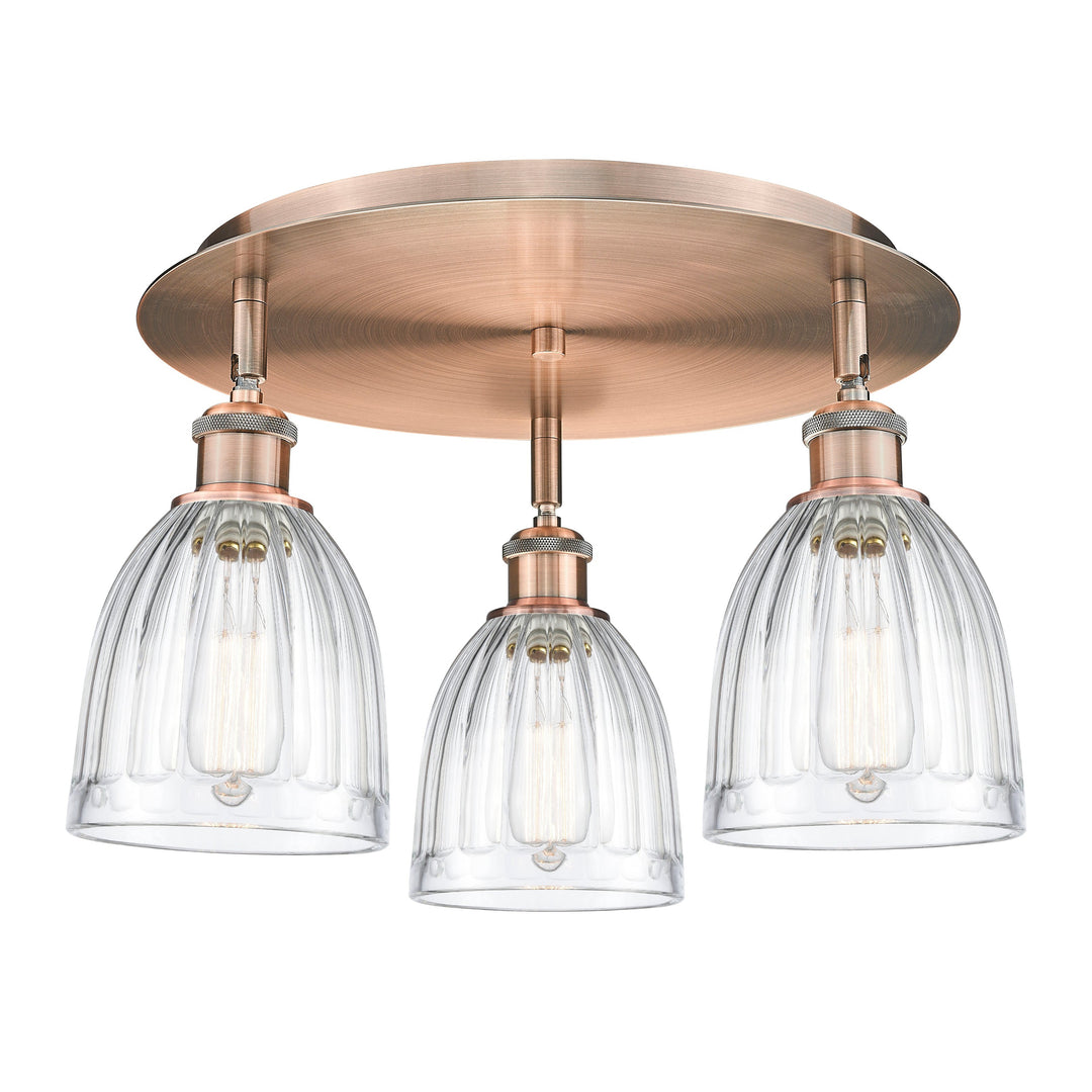 Innovations Downtown Urban 516-3C-AC-G442 Ceiling Light - Antique Copper