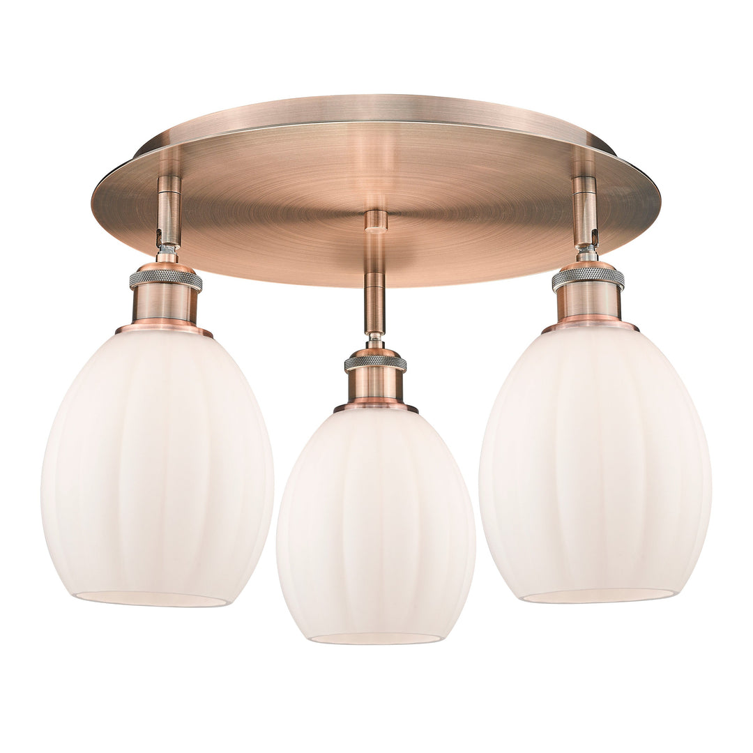 Innovations Downtown Urban 516-3C-AC-G81 Ceiling Light - Antique Copper