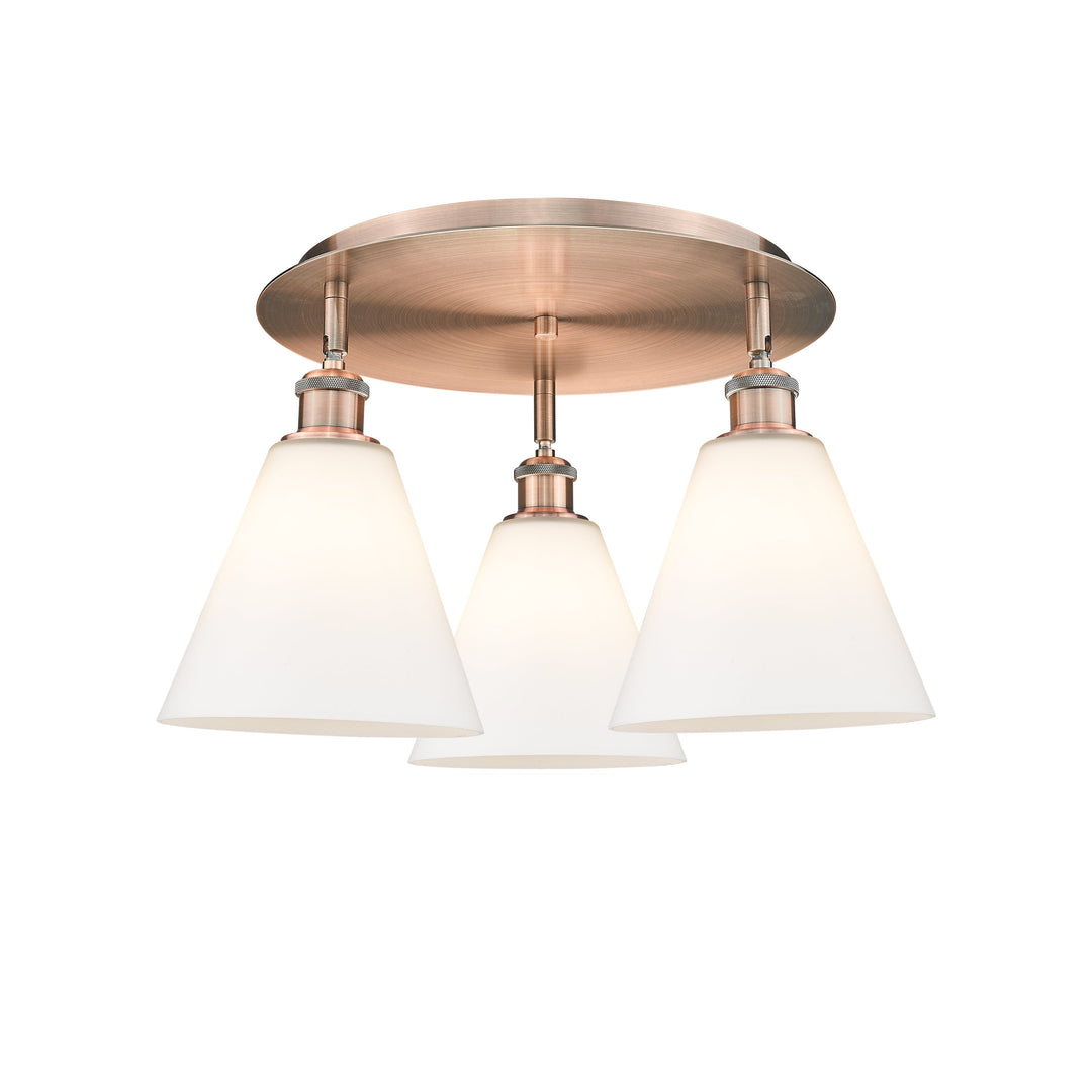 Innovations Downtown Urban 516-3C-AC-GBC-81 Ceiling Light - Antique Copper