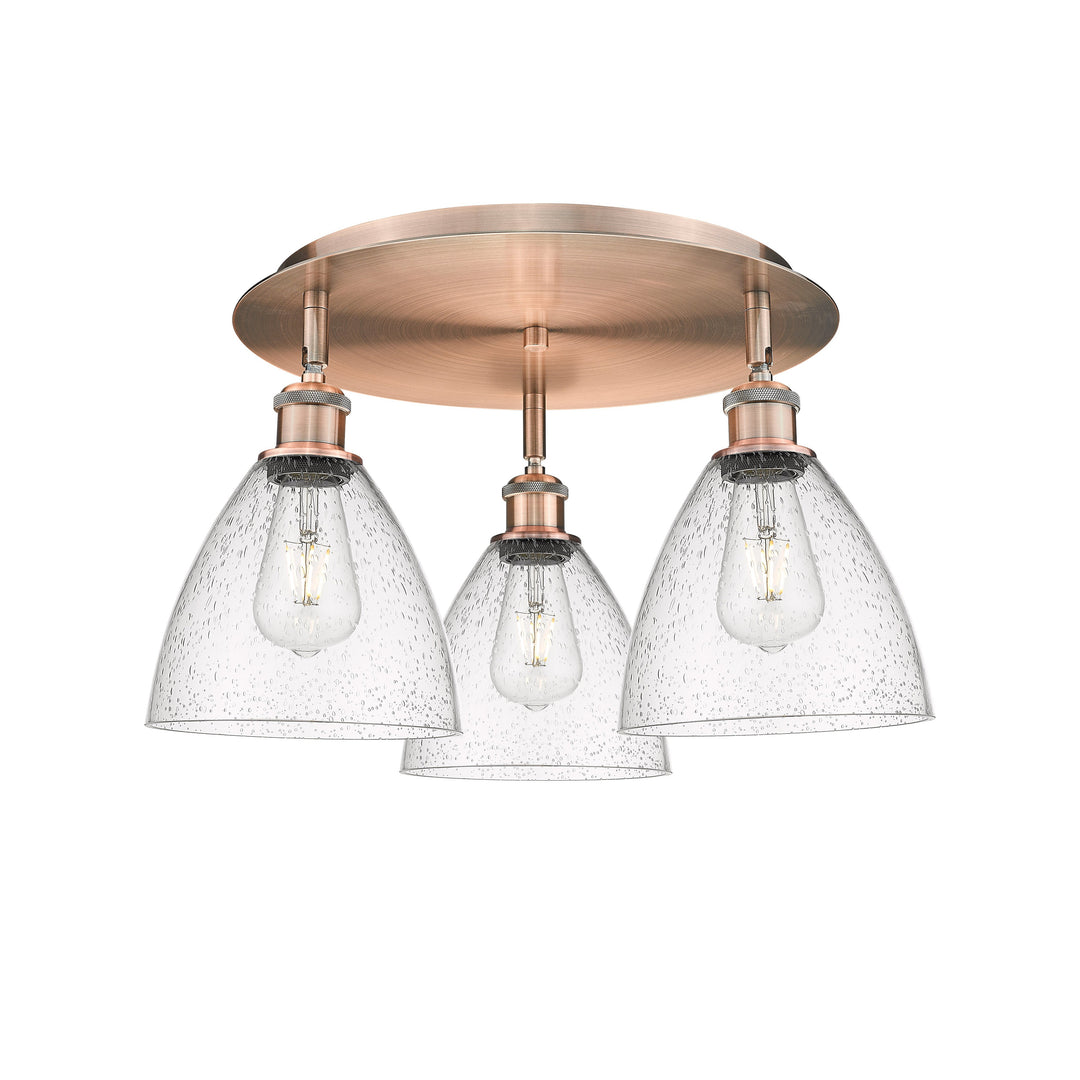 Innovations Downtown Urban 516-3C-AC-GBD-754 Ceiling Light - Antique Copper