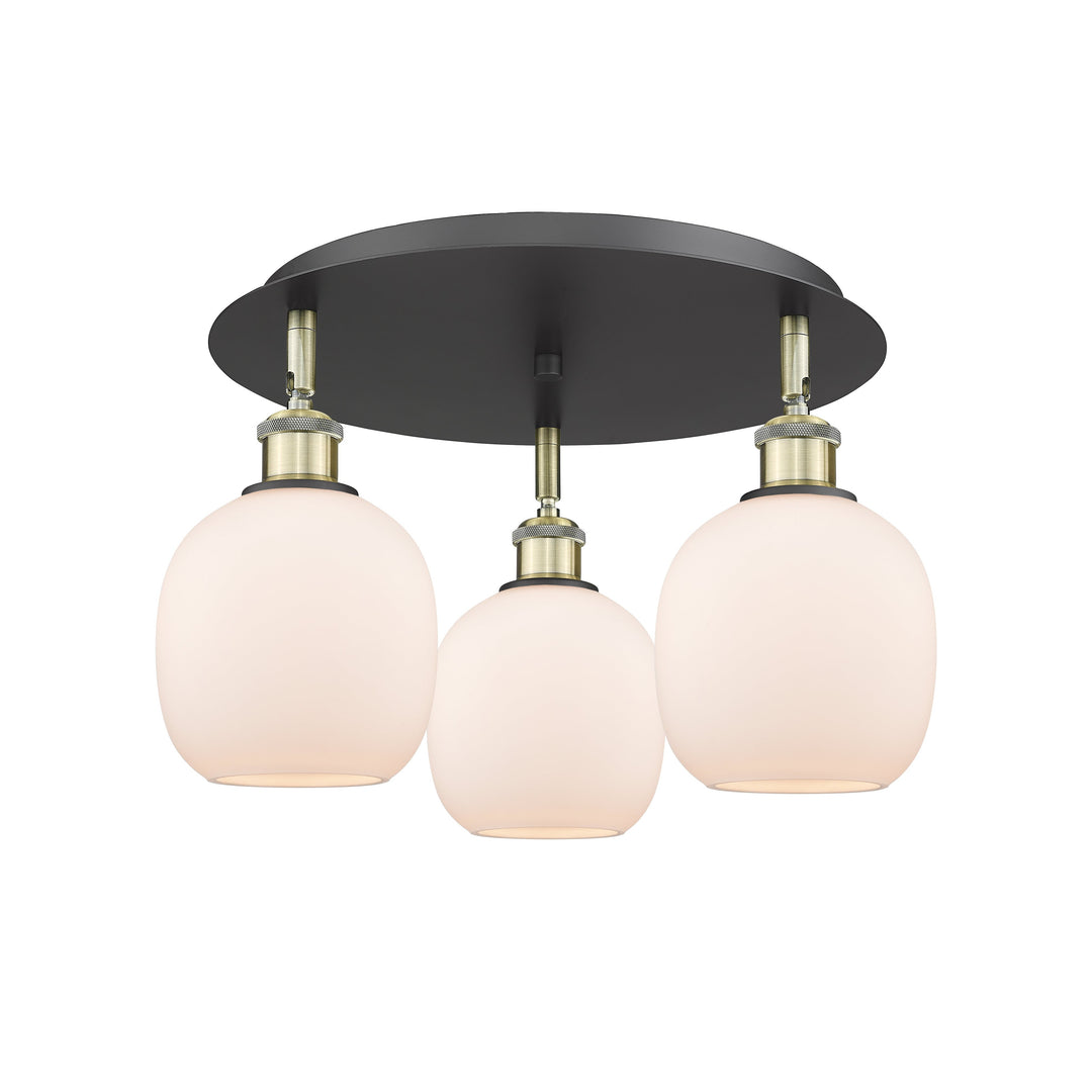 Innovations Downtown Urban 516-3C-BAB-G101 Ceiling Light - Black Antique Brass