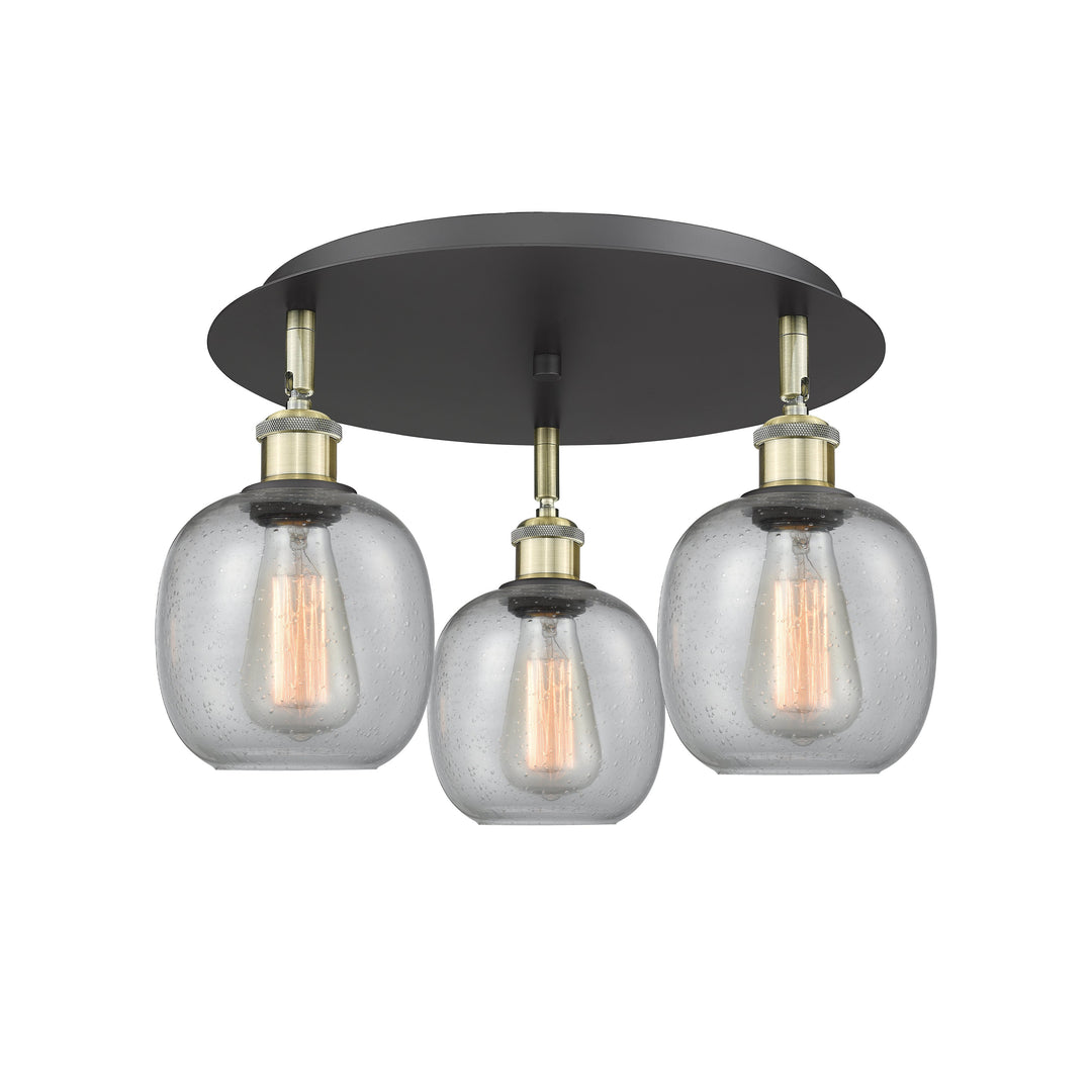 Innovations Downtown Urban 516-3C-BAB-G104 Ceiling Light - Black Antique Brass