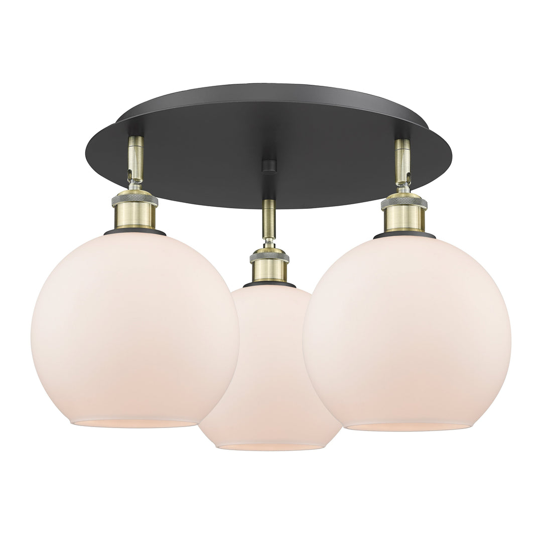 Innovations Downtown Urban 516-3C-BAB-G121-8 Ceiling Light - Black Antique Brass