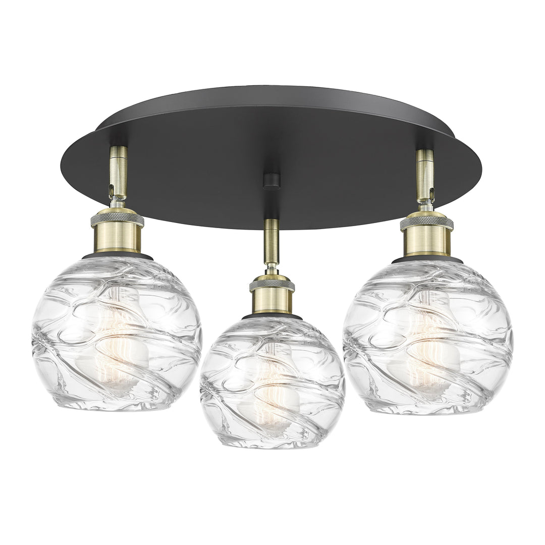 Innovations Downtown Urban 516-3C-BAB-G1213-6 Ceiling Light - Black Antique Brass