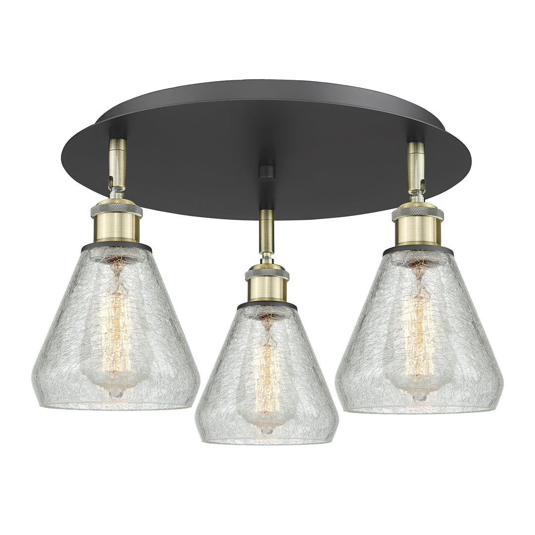 Innovations Downtown Urban 516-3C-BAB-G275 Ceiling Light - Black Antique Brass