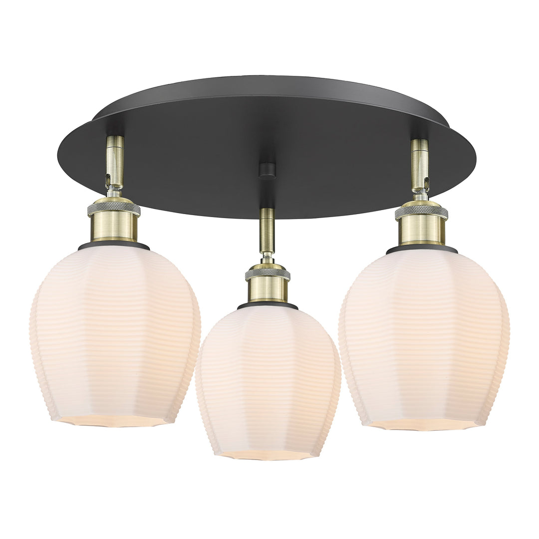 Innovations Downtown Urban 516-3C-BAB-G461-6 Ceiling Light - Black Antique Brass