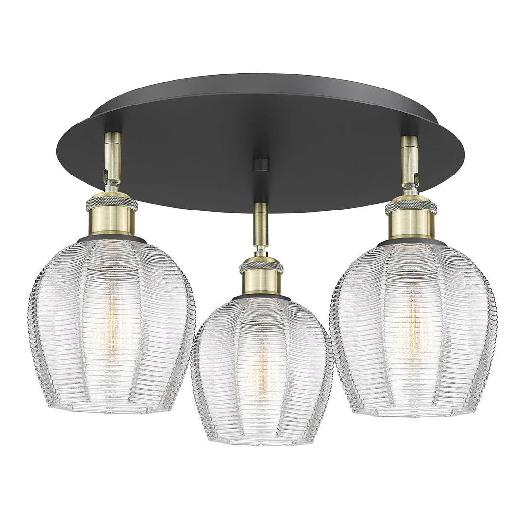 Innovations Downtown Urban 516-3C-BAB-G462-6 Ceiling Light - Black Antique Brass