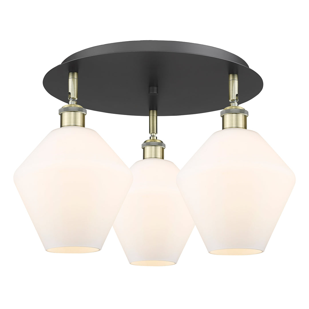 Innovations Downtown Urban 516-3C-BAB-G651-8 Ceiling Light - Black Antique Brass