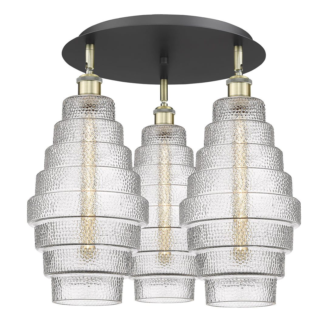 Innovations Downtown Urban 516-3C-BAB-G672-8 Ceiling Light - Black Antique Brass