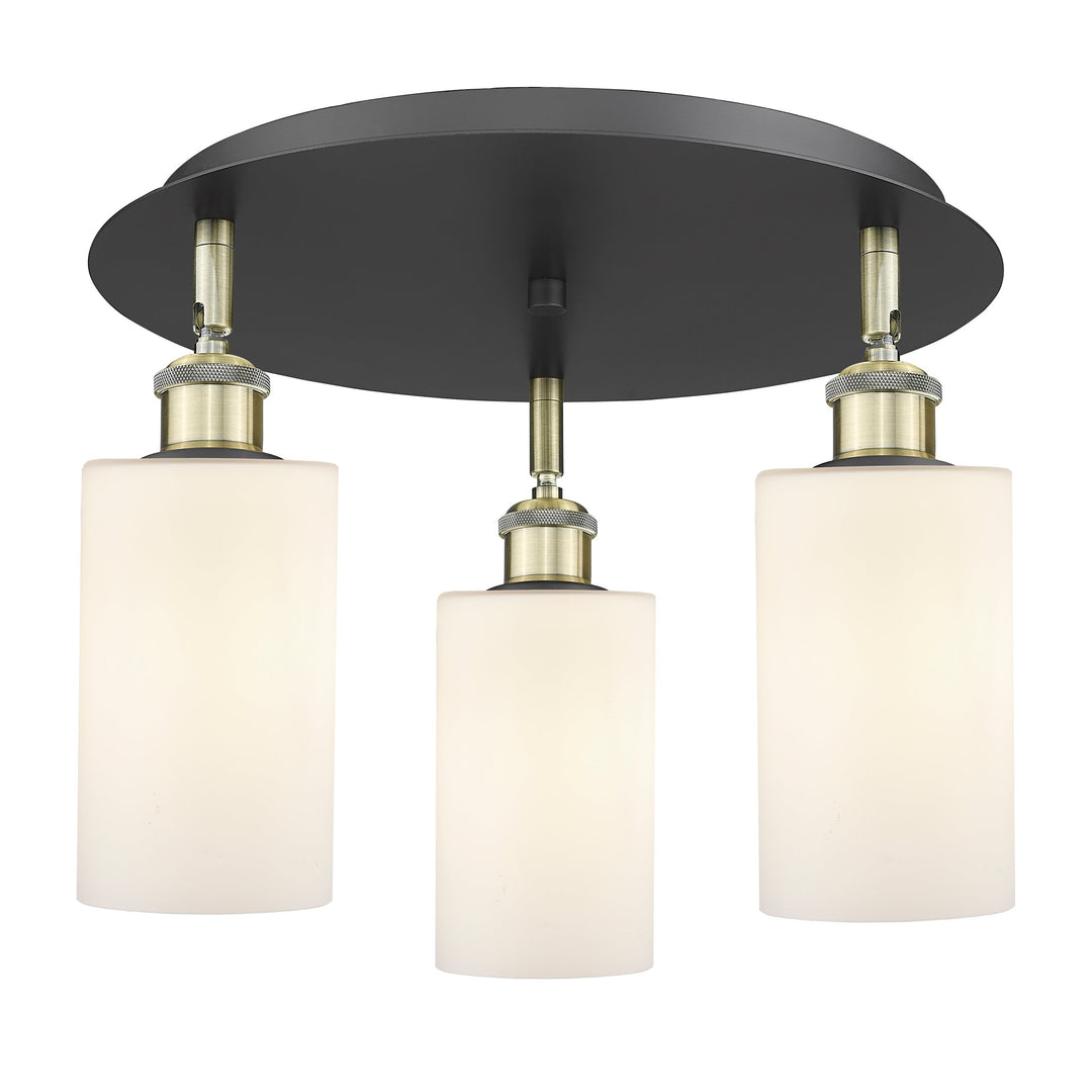 Innovations Downtown Urban 516-3C-BAB-G801 Ceiling Light - Black Antique Brass