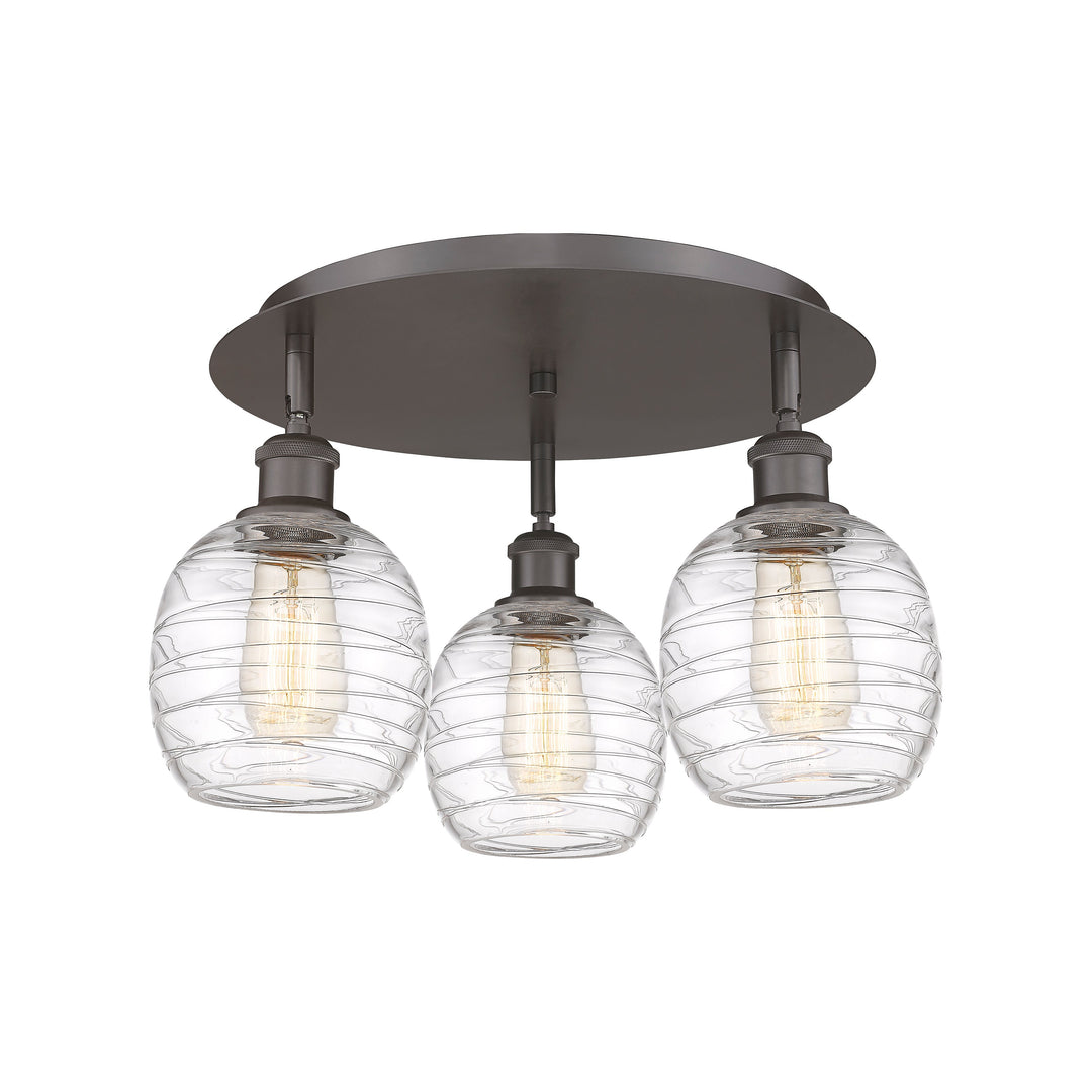 Innovations Downtown Urban 516-3C-OB-G1013 Ceiling Light - Oil Rubbed Bronze
