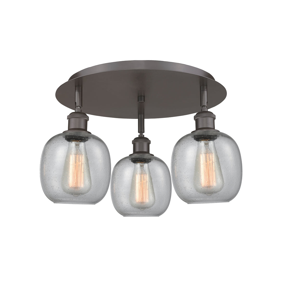 Innovations Downtown Urban 516-3C-OB-G104 Ceiling Light - Oil Rubbed Bronze