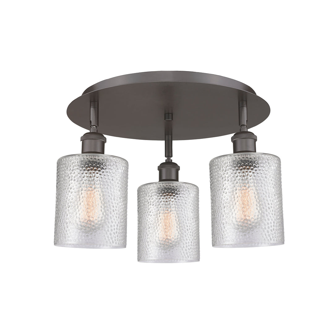 Innovations Downtown Urban 516-3C-OB-G112 Ceiling Light - Oil Rubbed Bronze