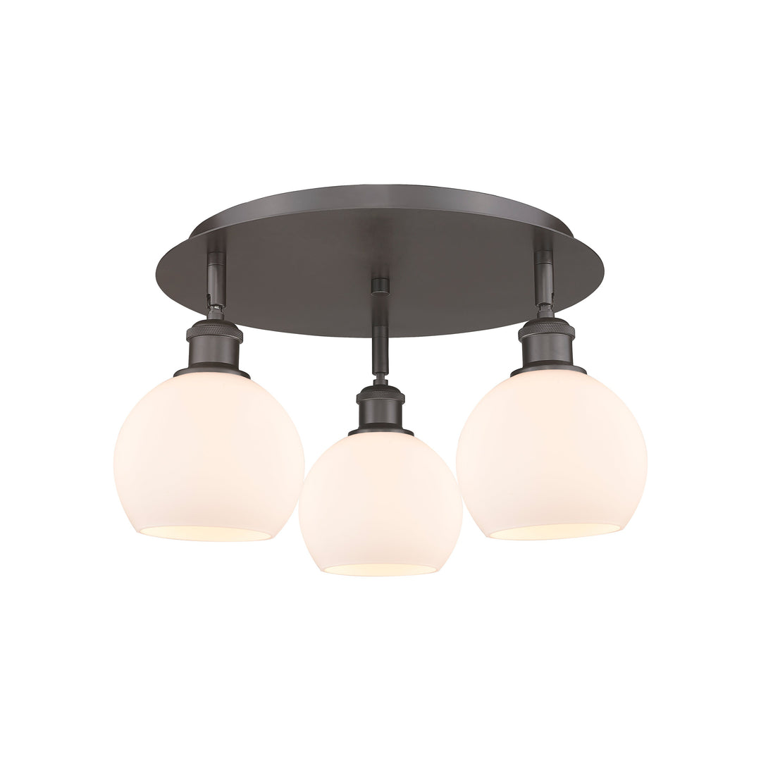 Innovations Downtown Urban 516-3C-OB-G121-6 Ceiling Light - Oil Rubbed Bronze