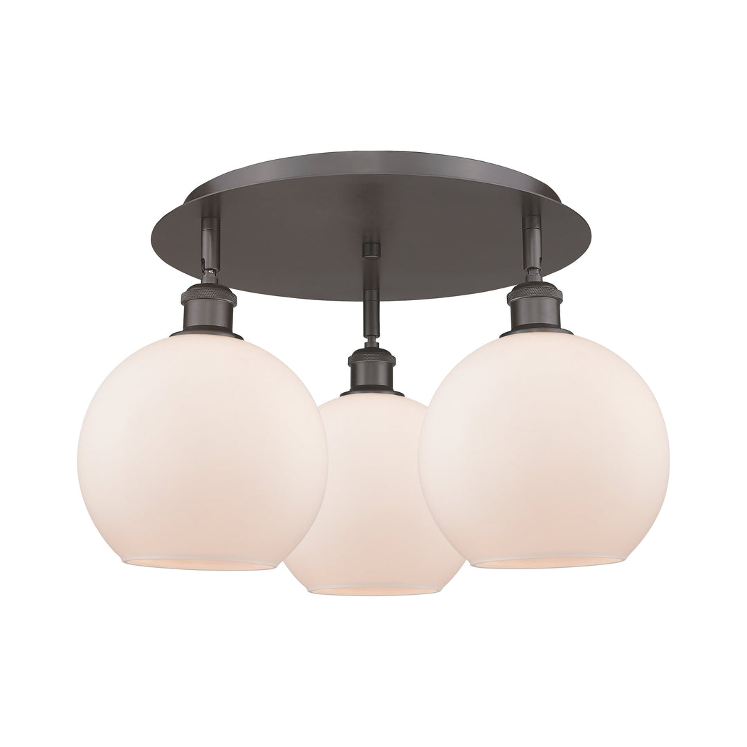 Innovations Downtown Urban 516-3C-OB-G121-8 Ceiling Light - Oil Rubbed Bronze