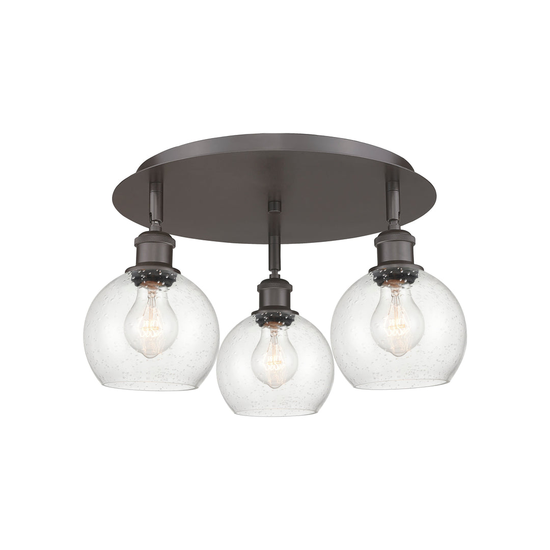 Innovations Downtown Urban 516-3C-OB-G124-6 Ceiling Light - Oil Rubbed Bronze