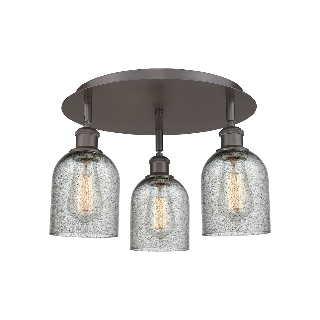 Innovations Downtown Urban 516-3C-OB-G257 Ceiling Light - Oil Rubbed Bronze