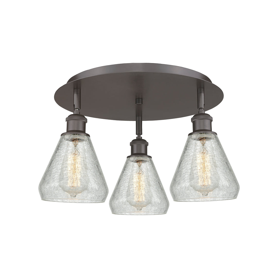Innovations Downtown Urban 516-3C-OB-G275 Ceiling Light - Oil Rubbed Bronze