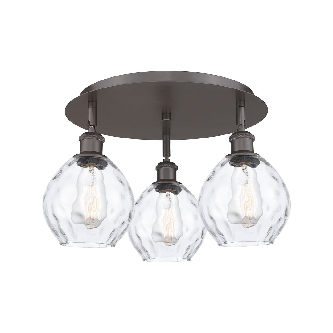 Innovations Downtown Urban 516-3C-OB-G362 Ceiling Light - Oil Rubbed Bronze