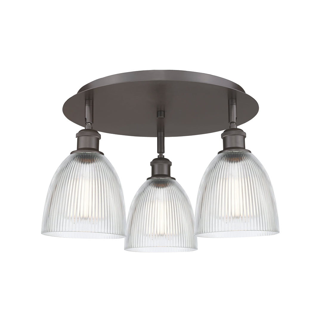 Innovations Downtown Urban 516-3C-OB-G382 Ceiling Light - Oil Rubbed Bronze