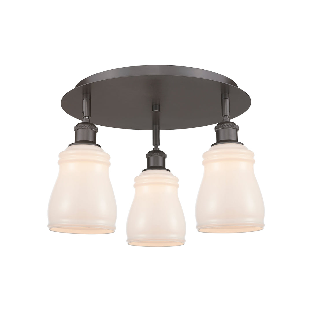 Innovations Downtown Urban 516-3C-OB-G391 Ceiling Light - Oil Rubbed Bronze