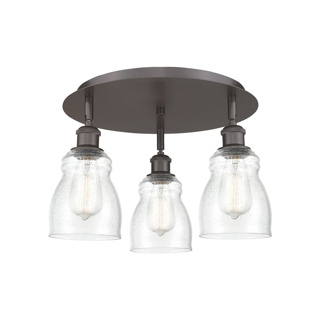 Innovations Downtown Urban 516-3C-OB-G394 Ceiling Light - Oil Rubbed Bronze