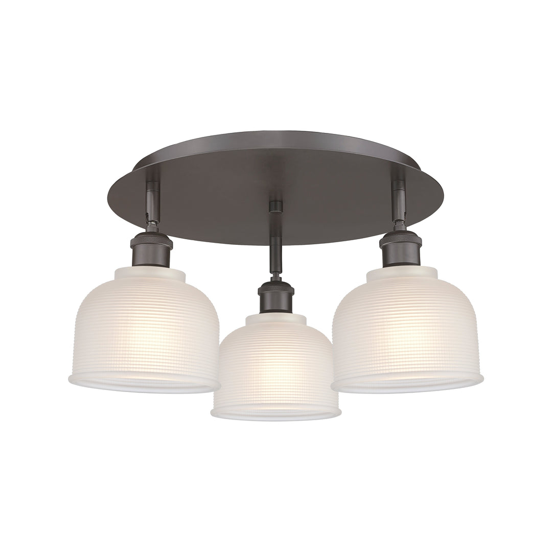 Innovations Downtown Urban 516-3C-OB-G411 Ceiling Light - Oil Rubbed Bronze