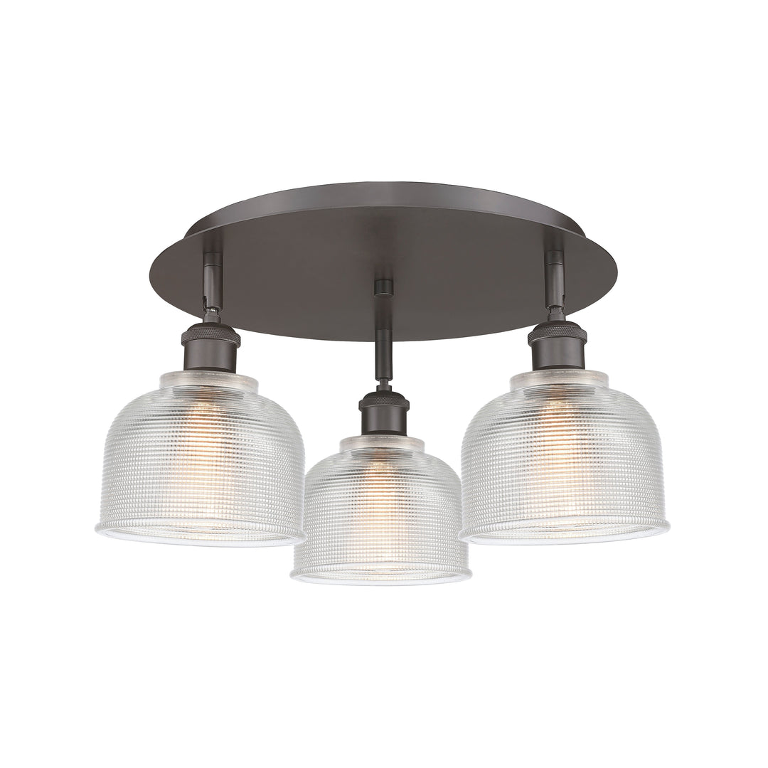 Innovations Downtown Urban 516-3C-OB-G412 Ceiling Light - Oil Rubbed Bronze