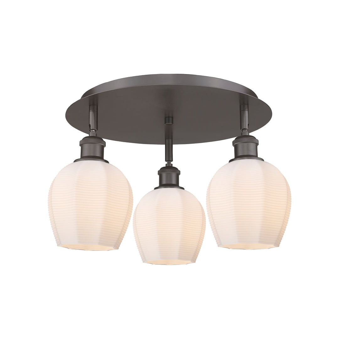 Innovations Downtown Urban 516-3C-OB-G461-6 Ceiling Light - Oil Rubbed Bronze