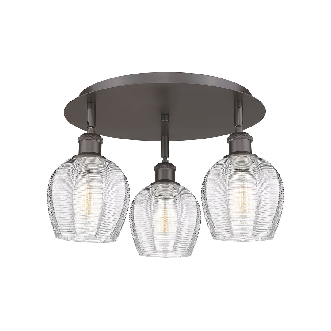 Innovations Downtown Urban 516-3C-OB-G462-6 Ceiling Light - Oil Rubbed Bronze