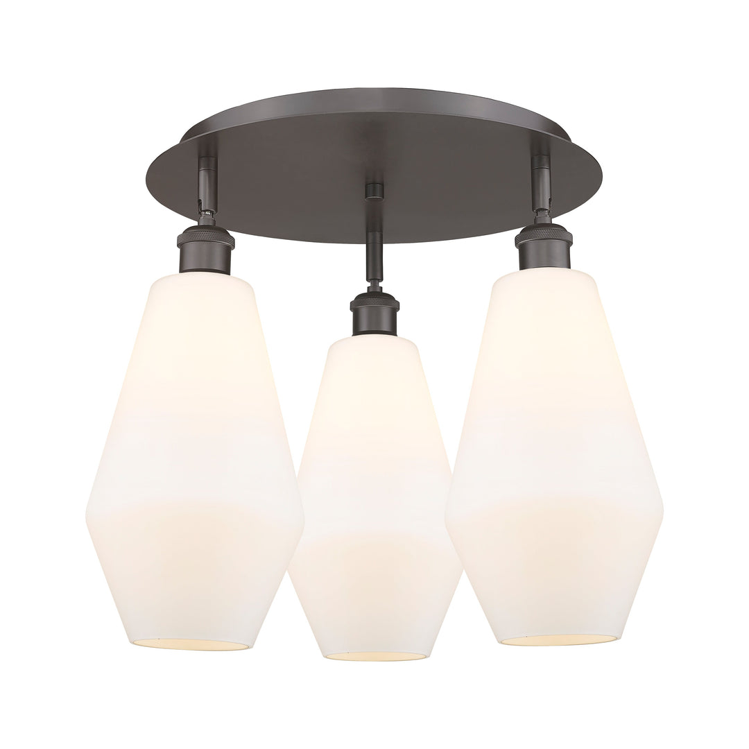 Innovations Downtown Urban 516-3C-OB-G651-7 Ceiling Light - Oil Rubbed Bronze