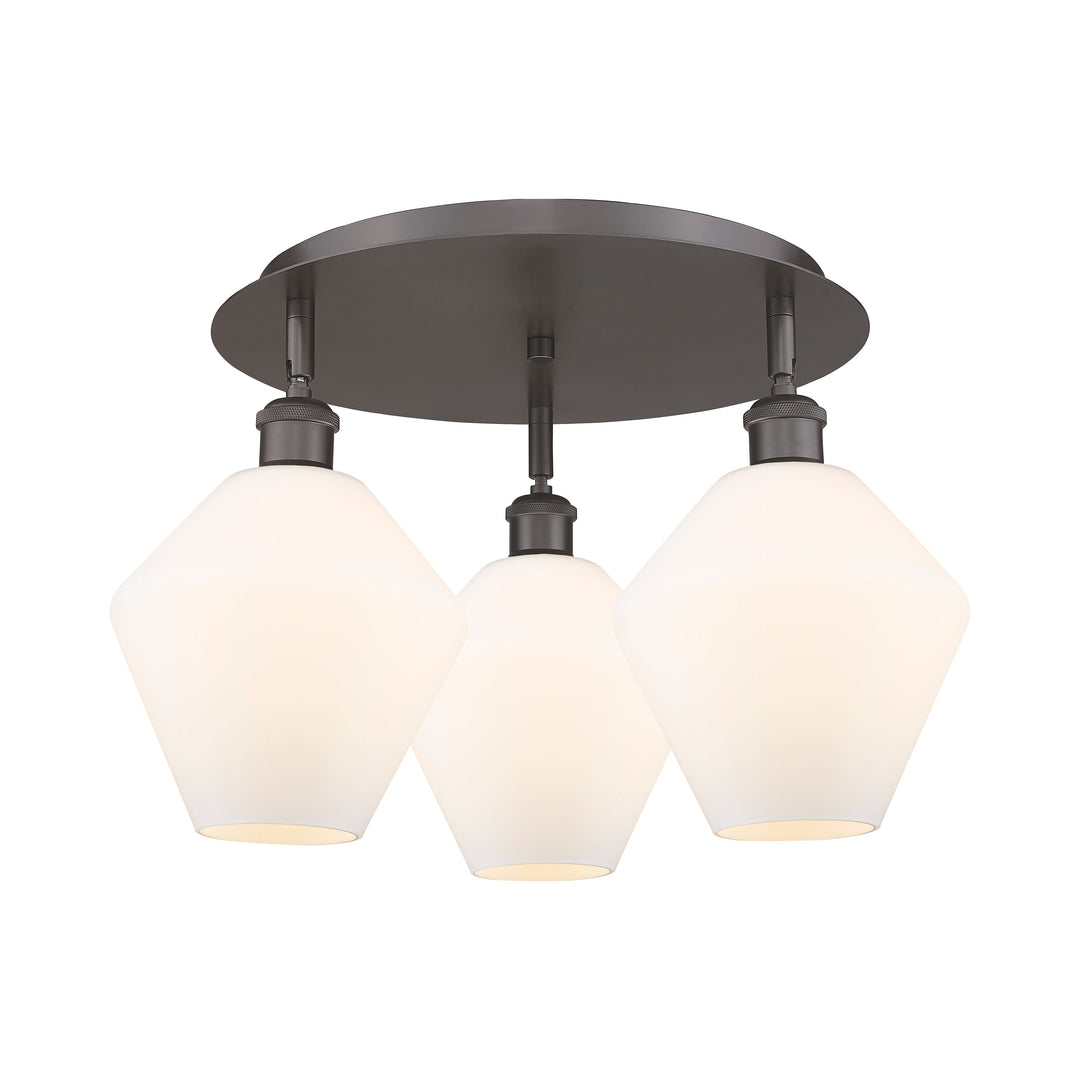 Innovations Downtown Urban 516-3C-OB-G651-8 Ceiling Light - Oil Rubbed Bronze