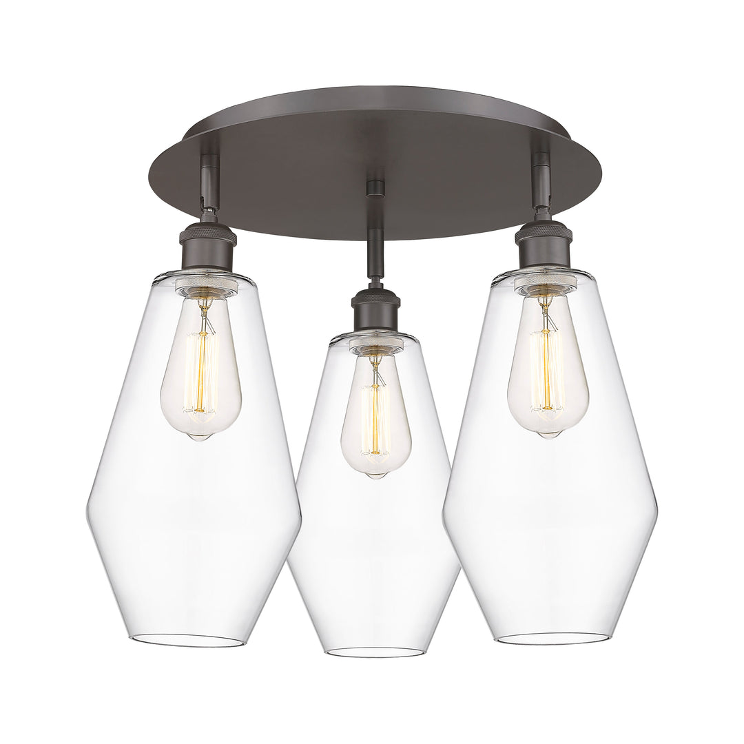 Innovations Downtown Urban 516-3C-OB-G652-7 Ceiling Light - Oil Rubbed Bronze