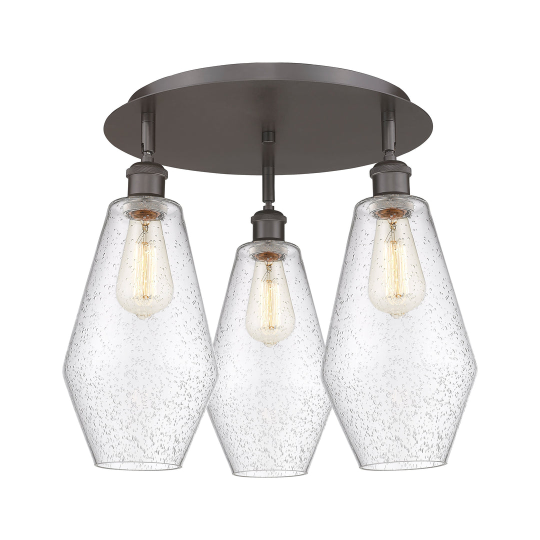 Innovations Downtown Urban 516-3C-OB-G654-7 Ceiling Light - Oil Rubbed Bronze