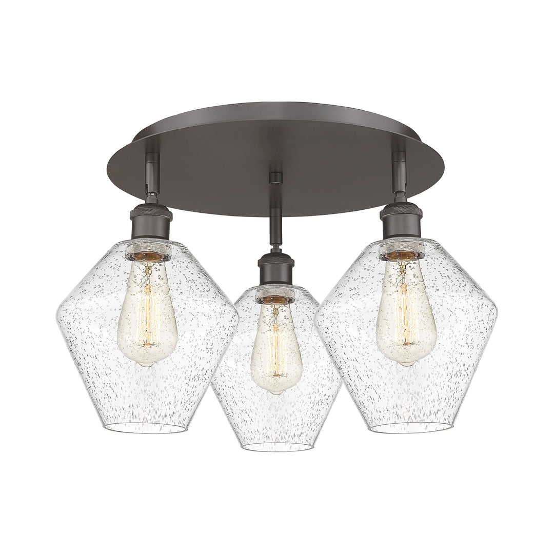 Innovations Downtown Urban 516-3C-OB-G654-8 Ceiling Light - Oil Rubbed Bronze