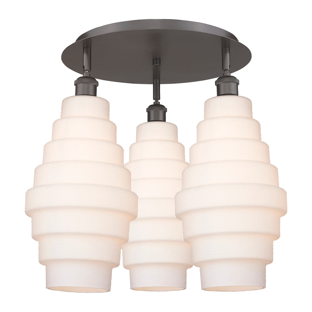 Innovations Downtown Urban 516-3C-OB-G671-8 Ceiling Light - Oil Rubbed Bronze