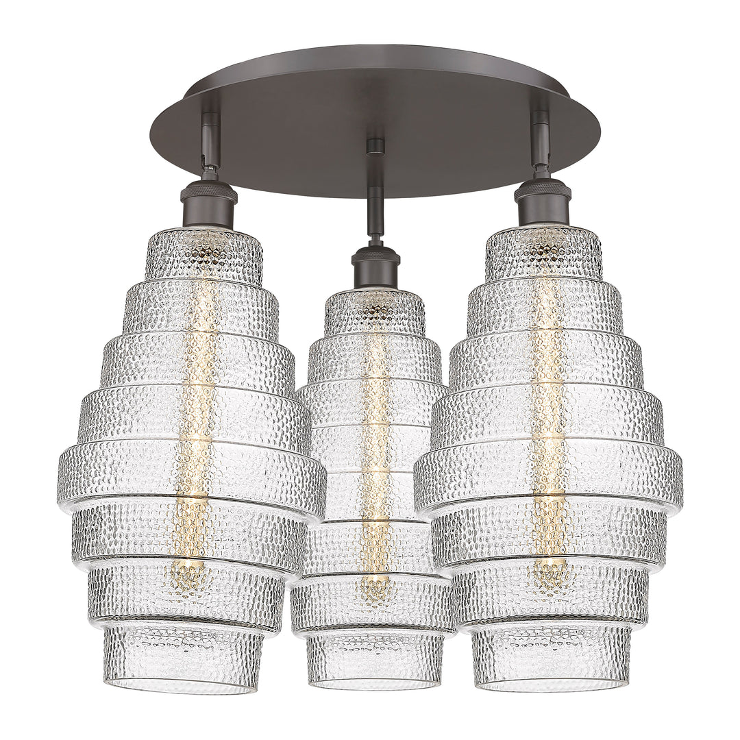 Innovations Downtown Urban 516-3C-OB-G672-8 Ceiling Light - Oil Rubbed Bronze