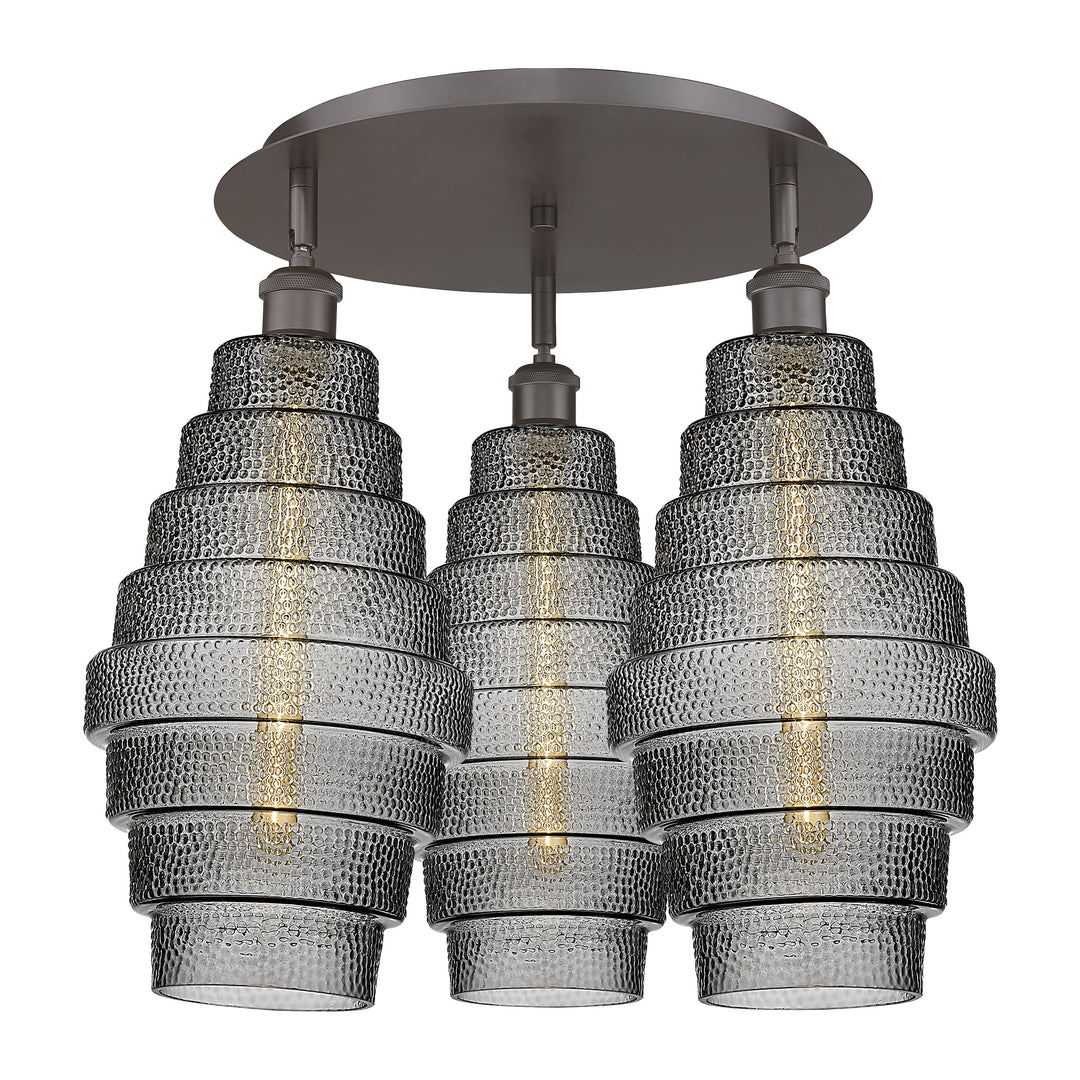 Innovations Downtown Urban 516-3C-OB-G673-8 Ceiling Light - Oil Rubbed Bronze