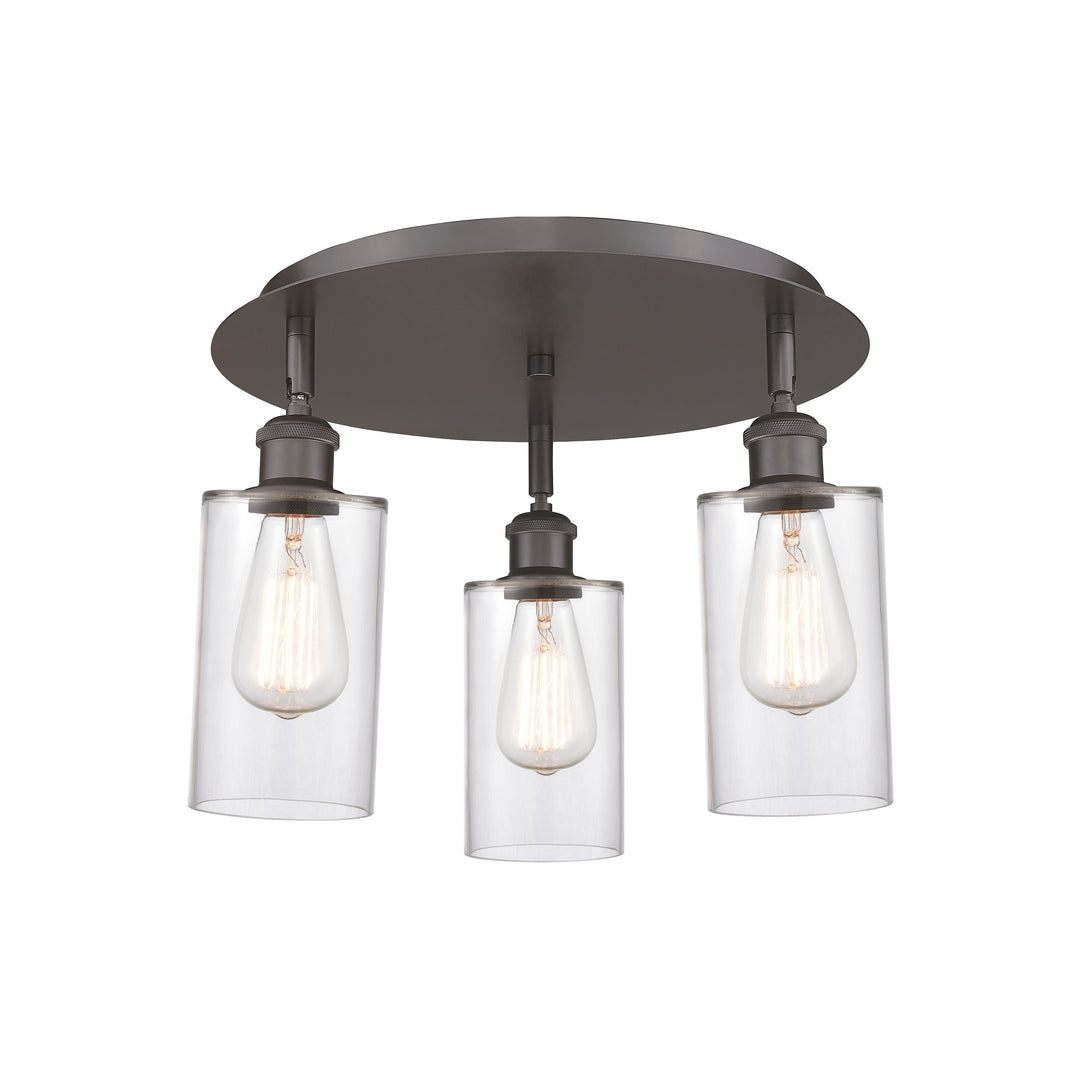 Innovations Downtown Urban 516-3C-OB-G802 Ceiling Light - Oil Rubbed Bronze