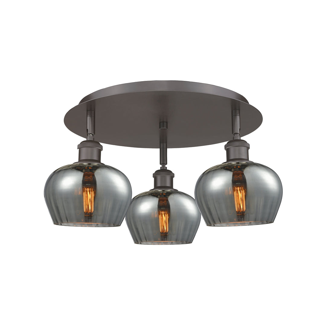 Innovations Downtown Urban 516-3C-OB-G93 Ceiling Light - Oil Rubbed Bronze