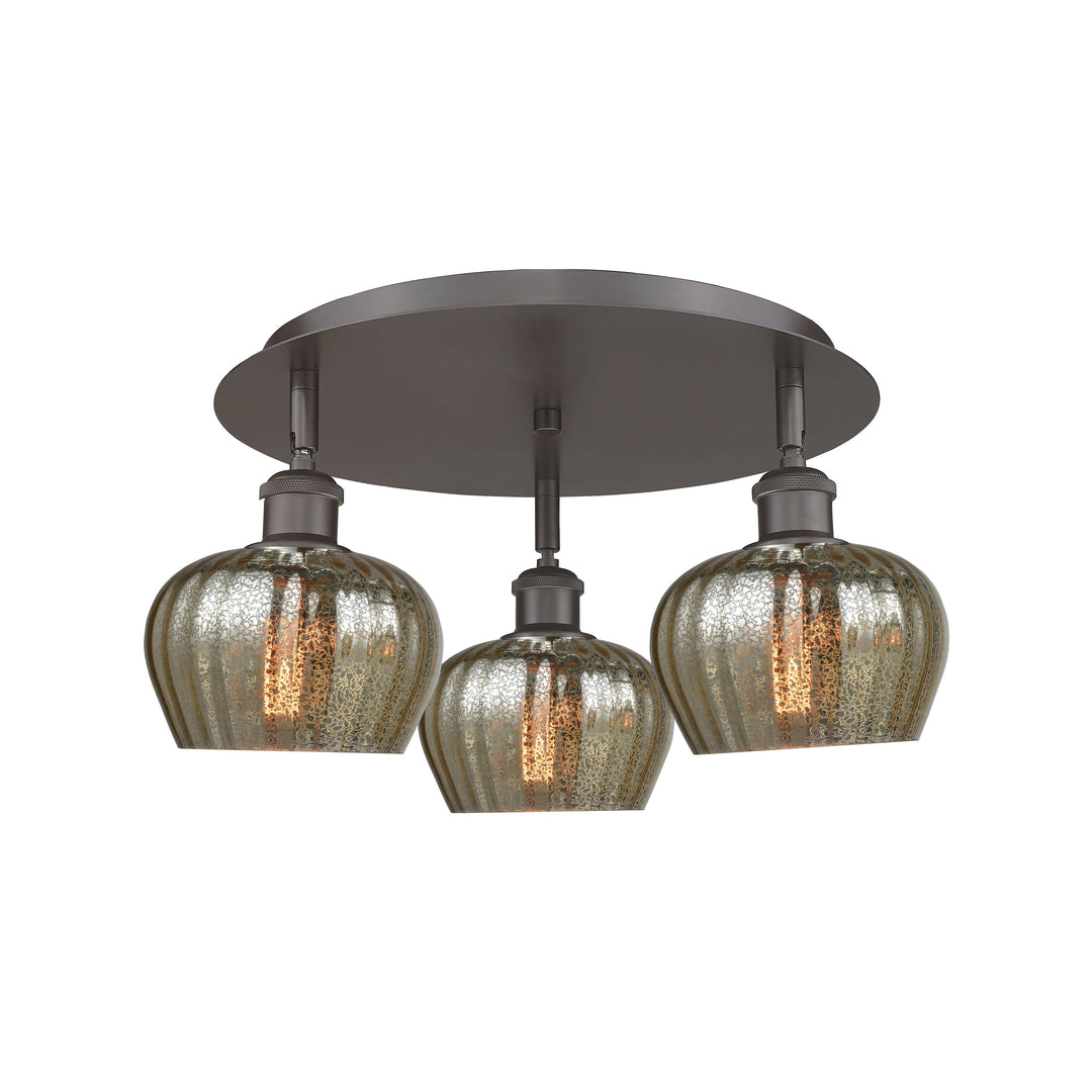 Innovations Downtown Urban 516-3C-OB-G96 Ceiling Light - Oil Rubbed Bronze